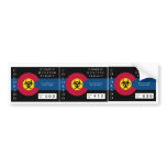 Colorado Zombie Hunting Permit Bumper Sticker