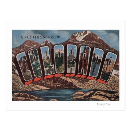ColoradoLarge Letter ScenesColorado Postcard