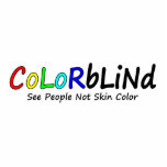 Colorblind See People Not Skin Color Photo Cutout