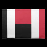 Colorblock - RWB placemats