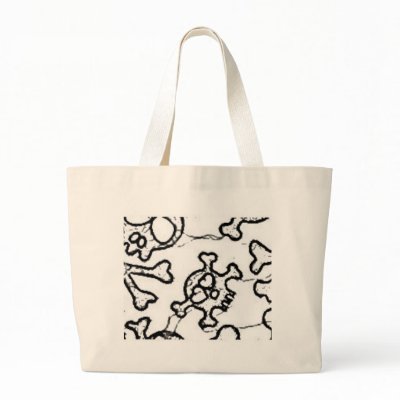 Colorbook Skulls Effect Bag by pammys