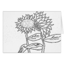 Colorbook Sunflowers Card