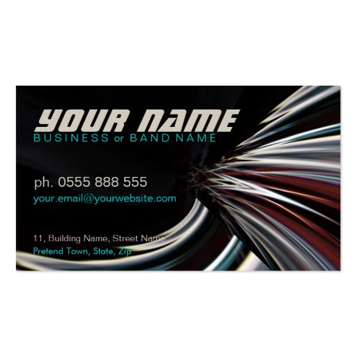ColorBunches Business Card (front side)