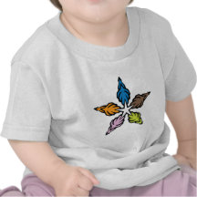 Colorear-Estrella (blanca) Camisetas