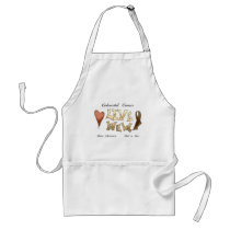 Colorectal Cancer Awareness aprons by AwarenessAlley Colorectal Cancer Awareness aprons