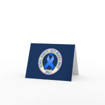Colorectal Cancer Awareness Month Card cards