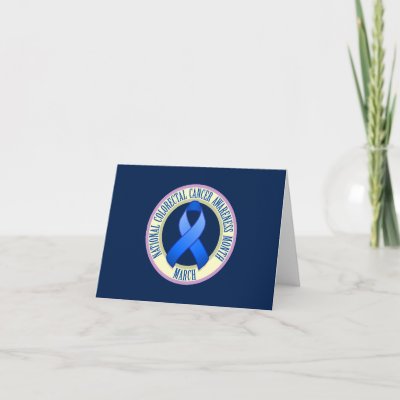 Colorectal Cancer on Colorectal Cancer Awareness Month Card From Zazzle Com