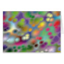 Colored amoebas? cards by Astra Colored amoebas? cards