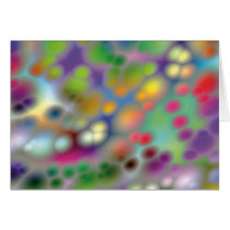 Colored amoebas? cards by Astra Colored amoebas? cards