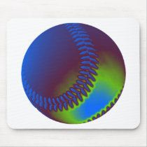Colored Baseball Mousepad