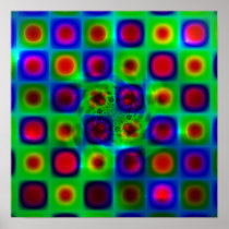 Colored Blocks #1 Posters
