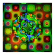 Colored Blocks #4 posters