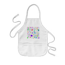 Colored Bubbles,Kids Apron