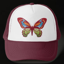 colored butterfly hats