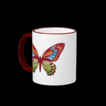 colored butterfly mugs by webunicorn colored butterfly mugs