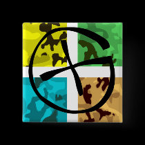Colored Camo Geocaching Logo buttons by Titus_Andronicus Colored Camo Geocaching Logo buttons