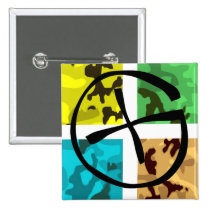 Colored Camo Geocaching Logo buttons