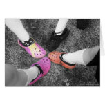 Colored Crocs & Soft Shoes Card