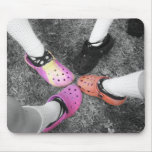 Colored Crocs & Soft Shoes Mousepad