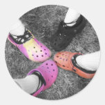 Colored Crocs & Soft Shoes Sticker