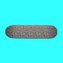 Colored Dots-Mini 7 1/4" Skateboard skateboards