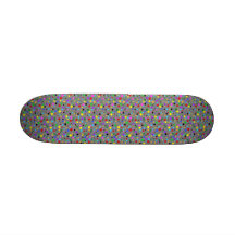 Colored Dots-Mini 7 1/4" Skateboard