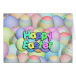 Colored Easter Eggs - Happy Easter Cards