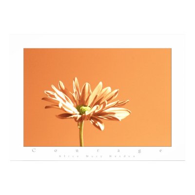 colored flowers courage posters by VisionVault