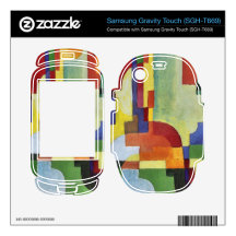 Colored forms (I) by August Macke Samsung Gravity Touch Skins