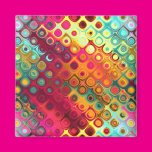 Colored Glass Circles Magnets