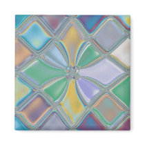 Colored Glass Mosaic magnets by lillianhibiscus Colored Glass Mosaic magnets