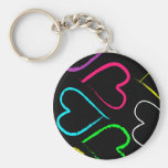 Colored Hearts - Key Chain
