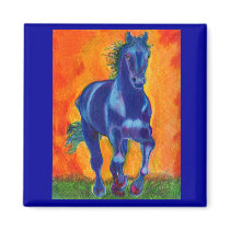 Colored Horse Magnets