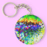 Colored ice key chains