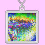 Colored ice pendant