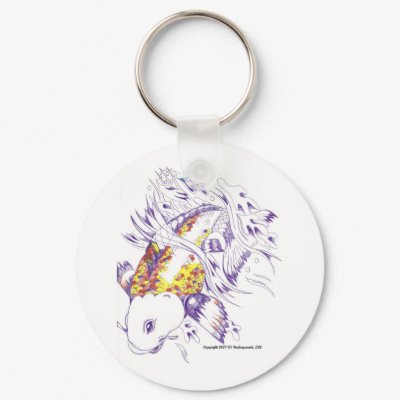 Colored Koi Fish Keychain by osundergroundllc