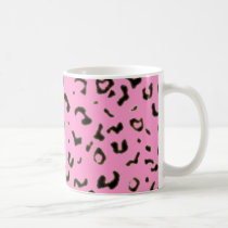 Colored leopard print mugs