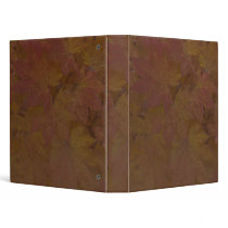 Colored Maple Leaves Binder