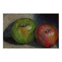Colored Pencil Apples posters