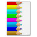 Colored Pencil Card card