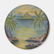 "Colored Pencil Drawings Fridge Magnets