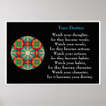 Colored Pencil - Kaleidoscopic Destiny Poster