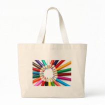 Colored Pencil Tote bags