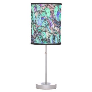 Colored Pencil Tree Leaves Drawing Decorative Lamp
