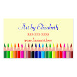 Colored Pencils-Artist business cards