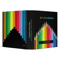 Colored Pencils Portfolio binder