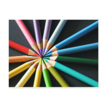 Colored Pencils - Postcard