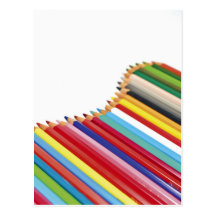 Colored Pencils Postcards