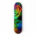Colored Roses Skateboard