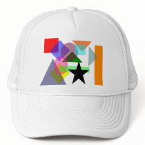Colored Shapes Cap hats